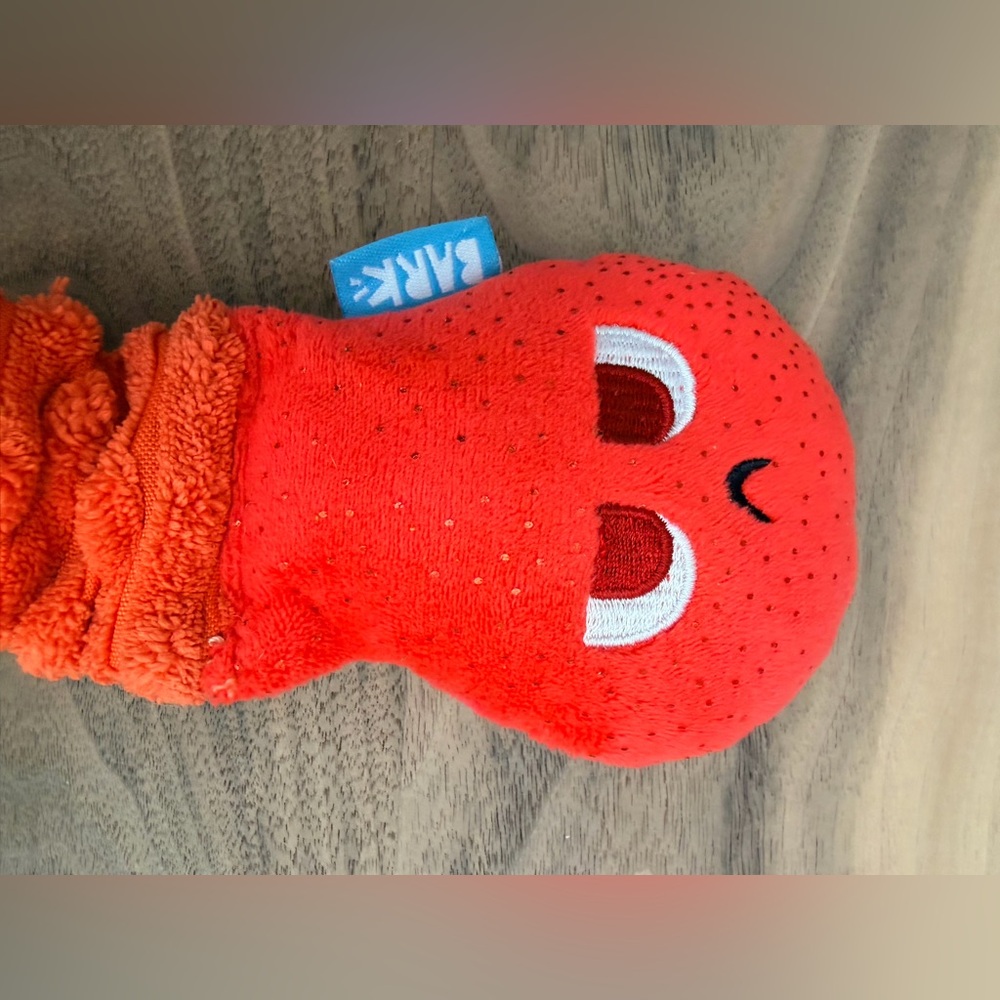 BarkBox Small Dog Plush Squeaky Toys Set Bear + Crinkle Worm - Picture 5 of 7